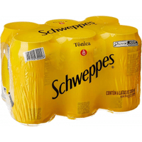 Imagem da oferta Pack de SCHWEPPES Tônica 350ml 6 unidades