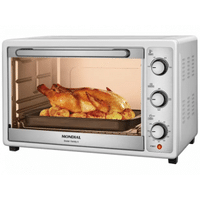 Imagem da oferta Forno Elétrico de Bancada Mondial Multifuncional 52L Branco Grand Family II FR-52-W