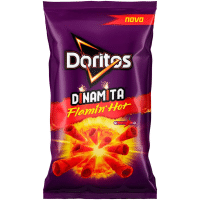 Imagem da oferta 3 Unidades de Salgadinho Dinamita Flamin Hot Doritos 60g