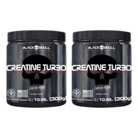 Imagem da oferta Kit 2x Creatina Turbo 300g Black Skull Promoção