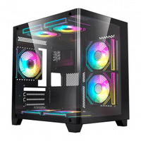 Imagem da oferta Gabinete Gamer Acegeek Arcane Mid-Tower Lateral de Vidro Preto AG-ARCANE-BK