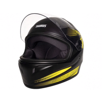 Imagem da oferta Capacete de Moto Fechado JOY23 RS Zephyr Preto e Amarelo Tamanho 56