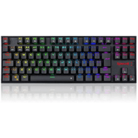 Imagem da oferta Teclado Mecânico Gamer Redragon Kumara Pro RGB Switch Marrom Preto - K552RGB-BRS-B