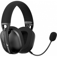 Imagem da oferta Fone de Ouvido Headset Gamer Havit Fuxi-H3 Black Quad-Mode Com Fio e Sem Fio Wireless 24GHz Bluetooth Cabo USB-C Cabo 35mm. Surround Baixa Latência