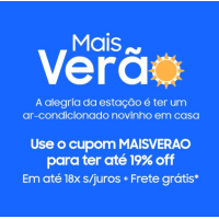 Imagem da oferta Cupom em Ar Condicionado Samsung com até 19% OFF + Frete Grátis para Todo o Brasil