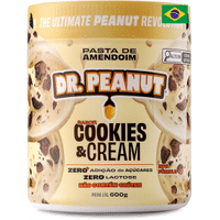 Imagem da oferta Pasta De Amendoim Dr Peanut Cookies And Cream Com Whey - 600g