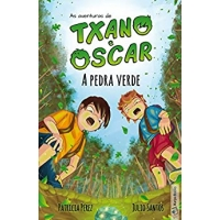 Imagem da oferta eBook Infantil A Pedra Verde 1: As Aventuras de Txano e Oscar (Ilustrado) -  Julio Santos García & Patricia Pérez Redondo