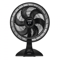 Imagem da oferta Ventilador de mesa 2 em 1 Arno 40cm VF42 Turbo Force Preto 127v - 110V