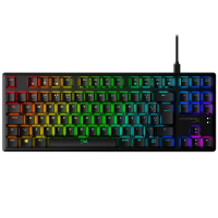 Imagem da oferta Teclado Mecânico Gamer HyperX Alloy Origins Core RGB Switch HyperX Red ABNT2 - HX-KB7RDX-BR