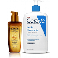 Imagem da oferta Kit Hidratante CeraVe + Óleo Extraordinário Elseve