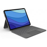 Imagem da oferta Capa com Teclado Logitech Combo Touch iPad Pro 11" (1ª 2ª 3ª e 4ª Gerações) Teclado Retroiluminado Destacável com Suporte Touchpad Integra