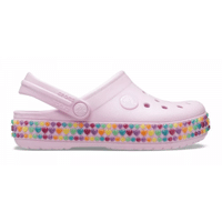 Imagem da oferta Sandália Crocs Crocband Gem Band Clog Kids Ballerina