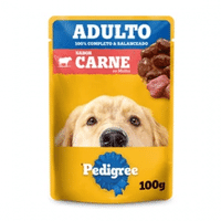 Imagem da oferta Ração Úmida Pedigree Sachê Cães Adultos Carne ao Molho 100g