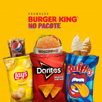 Imagem da oferta Promoção Burger King no Pacote - Compre e Concorra a Brindes