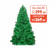 Imagem da oferta Arvore Natal Real 210cm com 1150 Galhos Pé de Ferro Sodalita