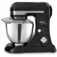 Imagem da oferta Batedeira Planetária Philco 11 velocidades + Turbo Inox Double Bowl 600W - PBP600P