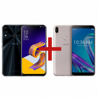 Imagem da oferta ZenFone 5 4GB/64GB Preto + ZenFone Max Pro (M1) 4GB/64GB Prata