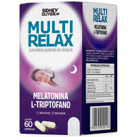 Imagem da oferta Melatonina + Triptofano + Vitamina B1 Multi Relax 60 Cápsulas Sidney Oliveira