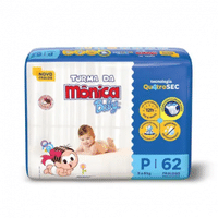 Imagem da oferta Fralda Turma da Mônica Baby Mega P - 62 Unidades