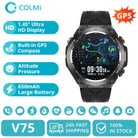 Imagem da oferta Relógio Masculino Smartwatch Colmi V75 GPS Tela 1,45"