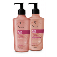 Imagem da oferta Kit Siàge Nutri Rose: Shampoo 400ml + Condicionador 400ml