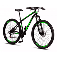 Imagem da oferta Bicicleta Ksvj Aro 29 Aço Carbono Freios Disco Suspensão 21v