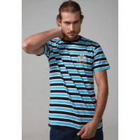 Imagem da oferta Camiseta New Era Soundtrack Stripes Azul