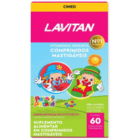 Imagem da oferta LAVITAN Vitamina Infantil Mastigável Tutti Frutti Rosa Lavitan 60 Cápsulas