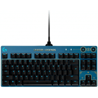 Imagem da oferta Teclado Mecânico Gamer Logitech G PRO Edição League Of Legends Lightsync RGB Compacto Switch Brown USB