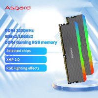 Imagem da oferta Asgard RGB DDR4 8GBx2 16GBx2 3200MHz 3600MHz Memória Ram DDR4 RGB 1.35V Memória de desktop de overclocking de canal du