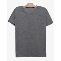 Imagem da oferta Camiseta/T-Shirt Básica Mescla Escuro Grigio 104680