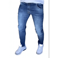 Imagem da oferta calça jeans masculina saria e masculino slim skinny top com lycra sarja e jeans premium lançamento