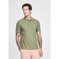 Imagem da oferta Camisa Polo Masculina Slim em Algodão - Dzarm