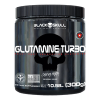 Imagem da oferta 2 Unidades Glutamina Black Skull Turbo Sem sabor - 300g