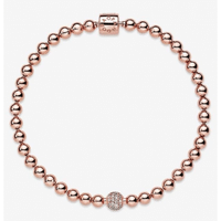 Imagem da oferta Bracelete Esfera Brilhante em Ouro Rosé - Pandora