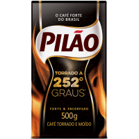 Imagem da oferta Café Pilão Torrado e Moído a Vácuo Forte e Encorpado - 500g