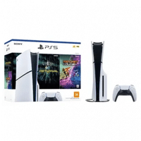 Imagem da oferta Console Playstation 5 Slim + 2 Jogos 1TB 1 Controle Sem Fio 1000038914 - Branco/Preto - Bivolt