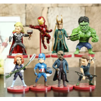 Imagem da oferta Figura de Ação os Vingadores - 8 Bonecos de 8cm