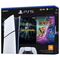 Imagem da oferta Console Playstation 5 Slim Edição Digital + Jogos Returnal + Ratchet & Clank