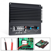 Imagem da oferta Placa amplificadora de subwoofer de áudio para carro com entrada de energia de cristal 3D 12V 600W