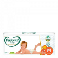 Imagem da oferta Fralda Personal Baby Premium Protection M 34 Unidades