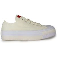 Imagem da oferta Tênis Converse Chuck Taylor All Star Lift Amêndoa Vermelho Branco