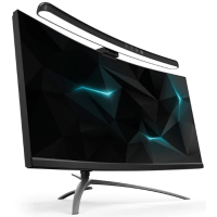 Imagem da oferta Barra de luz curva do monitor RGB Iluminação RGB deslumbrante dinâmica com ritmo Luz do computador LED Proteção ocu