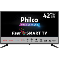 Imagem da oferta Smart TV Philco 42" FHD LED HDMI/USB/Wi-Fi 60Hz Preto - PTV42G10N5SKF