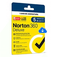 Imagem da oferta Norton 360 Deluxe 2023 5 Dispositivos 12 meses Digital para Download - ESD 21430753