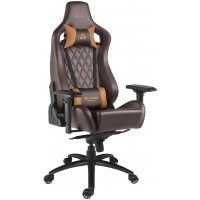 Imagem da oferta Cadeira Gamer Alpha Gamer Polaris Office Black Brown