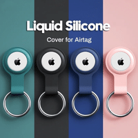 Imagem da oferta Capa para Apple Airtags Caso Silicone Líquido Escudo Protetor