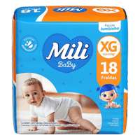 Imagem da oferta Fralda Mili Baby XG 18 Unidades