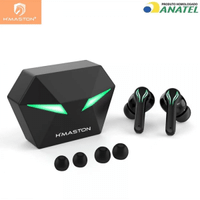 Imagem da oferta Fone de Ouvido Sem fio Gamer Bluetooth 5.3 com Microphone e Luz Redução de Ruído LED