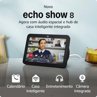 Imagem da oferta Smart Display com Áudio Espacial Amazon Echo Show 8 - 3ª Geração